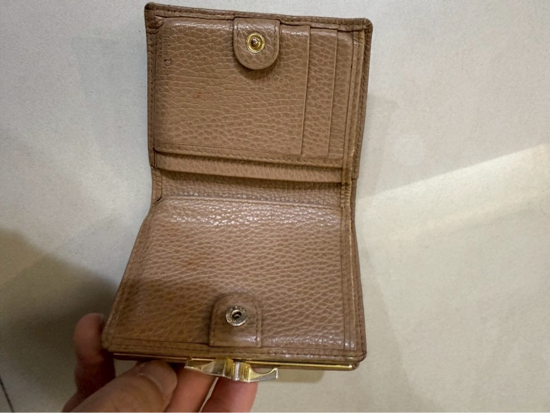 【Vintage Dior】經典黑蜂巢紋古董短夾 / 卡夾(稀有老花系列)-4