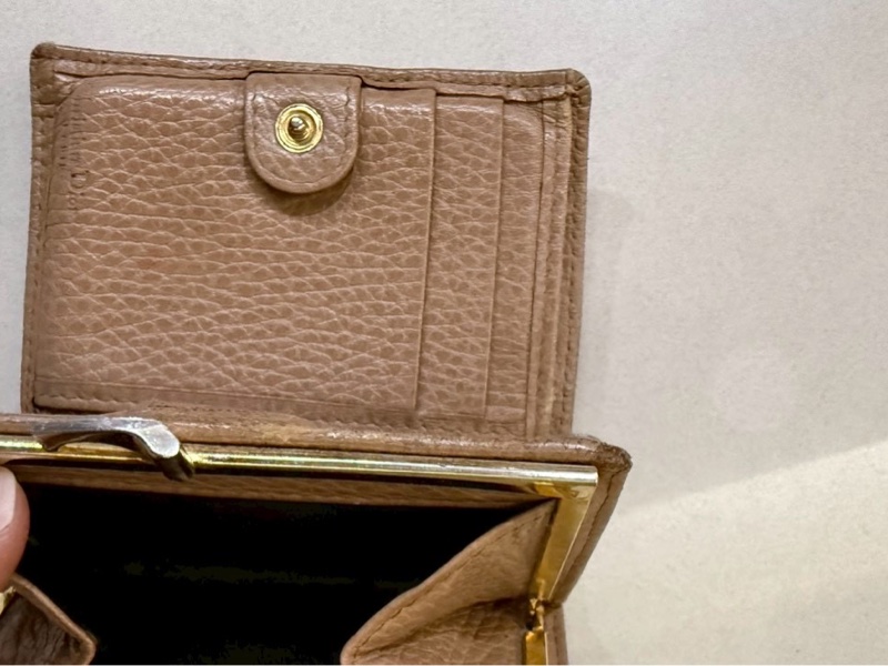 【Vintage Dior】經典黑蜂巢紋古董短夾 / 卡夾(稀有老花系列)-7