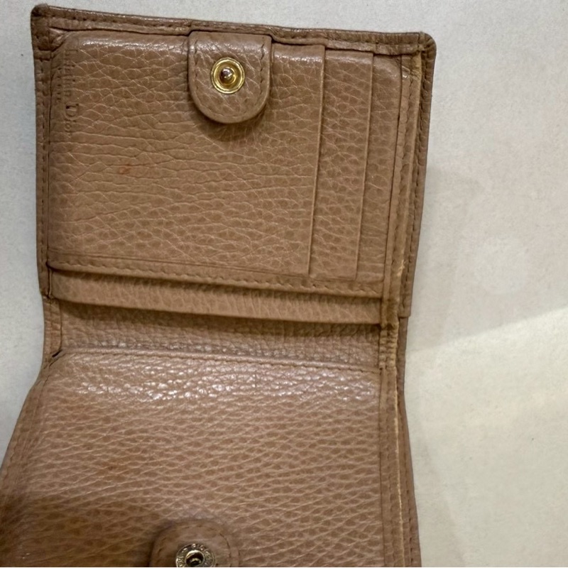 【Vintage Dior】經典黑蜂巢紋古董短夾 / 卡夾(稀有老花系列)-8