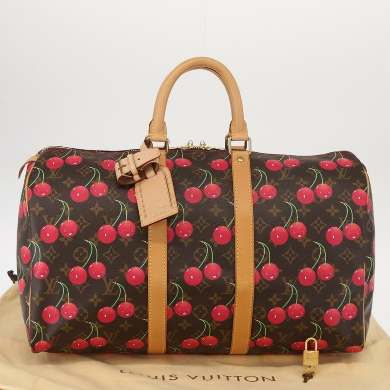 【日本直送】路易威登 Monogram Cherry Keepall 45 波士頓包 M95011 LV 正品 158899SV-11