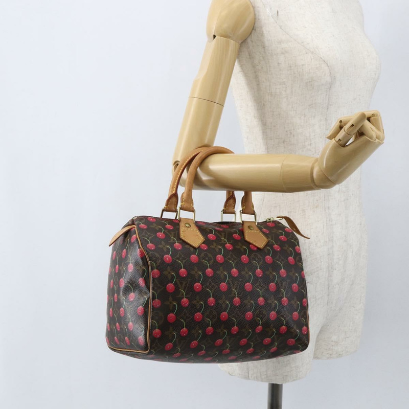 【日本直送】路易威登 Monogram Cherry Speedy 25 手提包 M95009 LV 正品 157689SAV-21