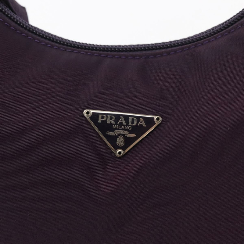 【日本直送】PRADA 尼龍紫色銀色配件包 正品 BA9459SAV-17