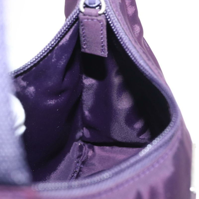 【日本直送】PRADA 尼龍紫色銀色配件包 正品 BA9459SAV-19