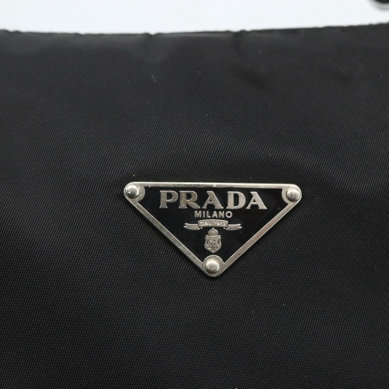 【日本直送】PRADA 單肩包 尼龍 黑色 銀色 正品 am10168V-16