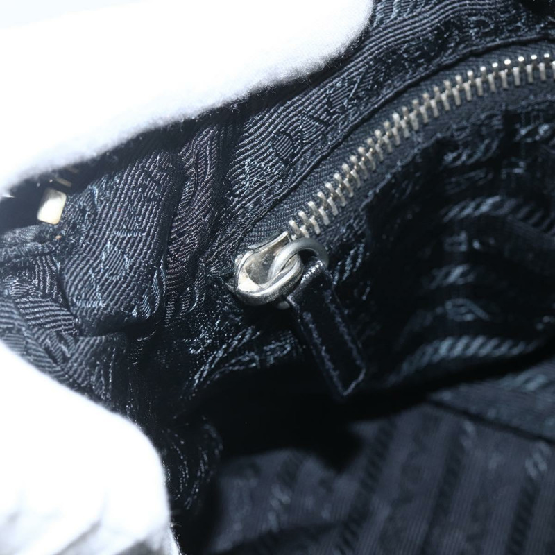 【日本直送】PRADA 單肩包 尼龍 黑色 銀色 正品 am10168V-18