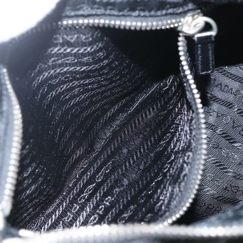 【日本直送】PRADA 單肩包 尼龍 黑色 銀色 正品 am10168V-21