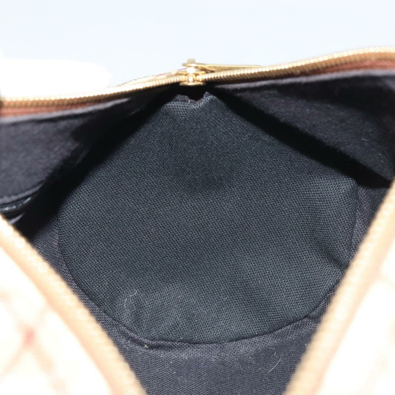 【日本直送】BURBERRY Nova 格紋手提包 PVC 米色 金色 正品 am10295V-18