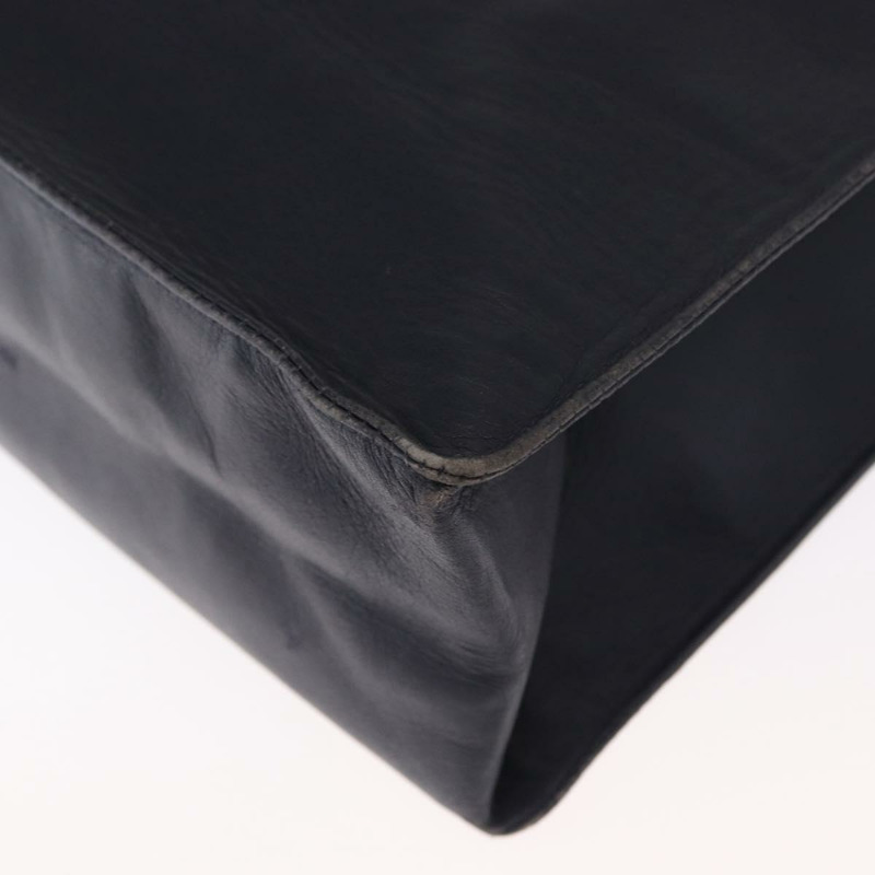 【日本直送】香奈兒鏈條手提包，皮革材質，海軍藍金色雙C標誌，正品編號157556V-11