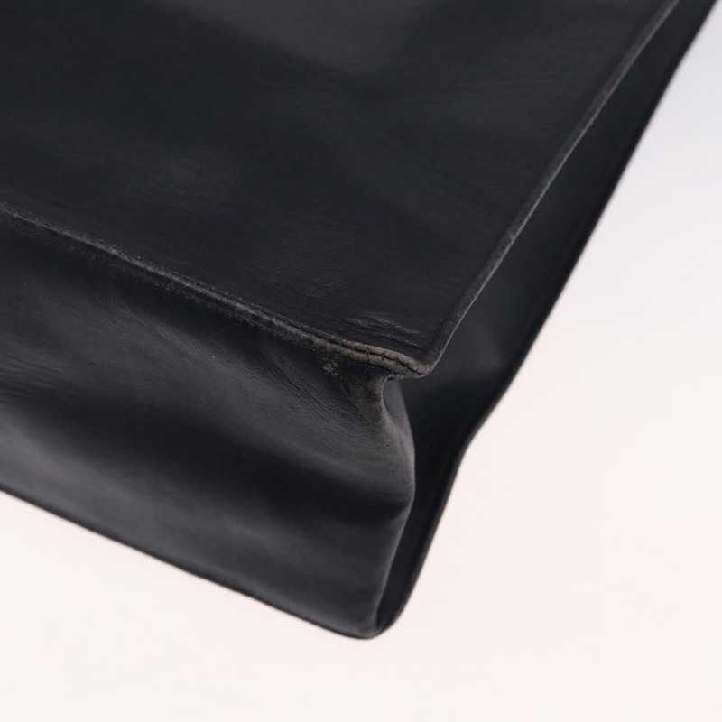 【日本直送】香奈兒鏈條手提包，皮革材質，海軍藍金色雙C標誌，正品編號157556V-13