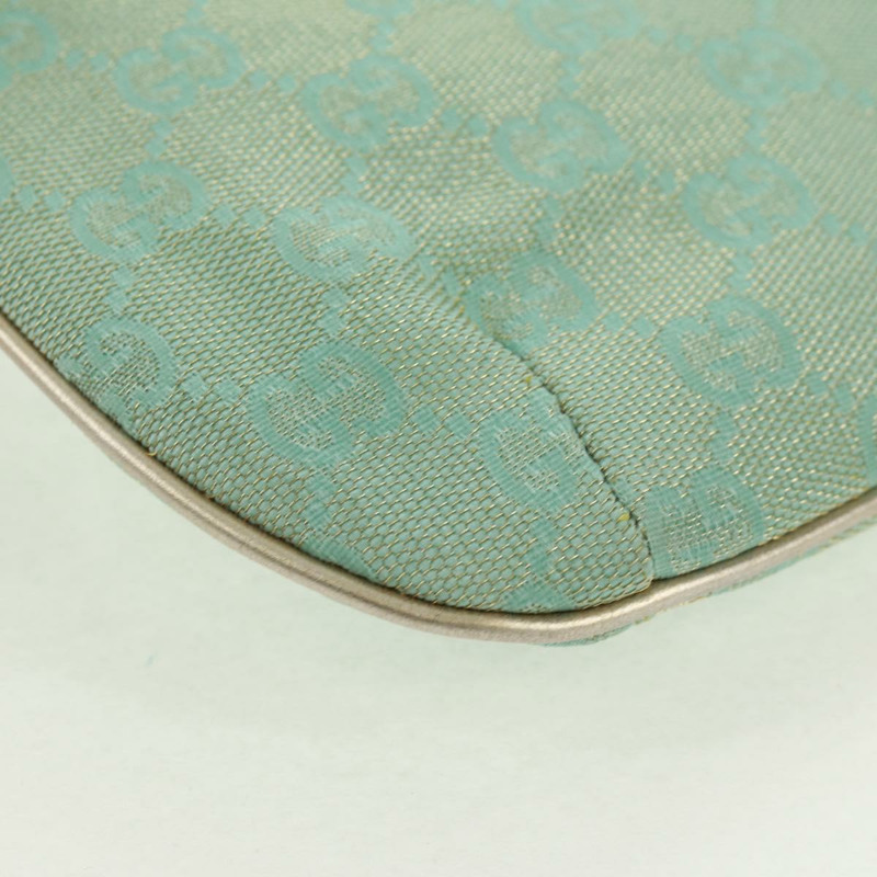 【日本直送】GUCCI GG帆布鏈條單肩包 淺藍色 金色 正品 163592V-9