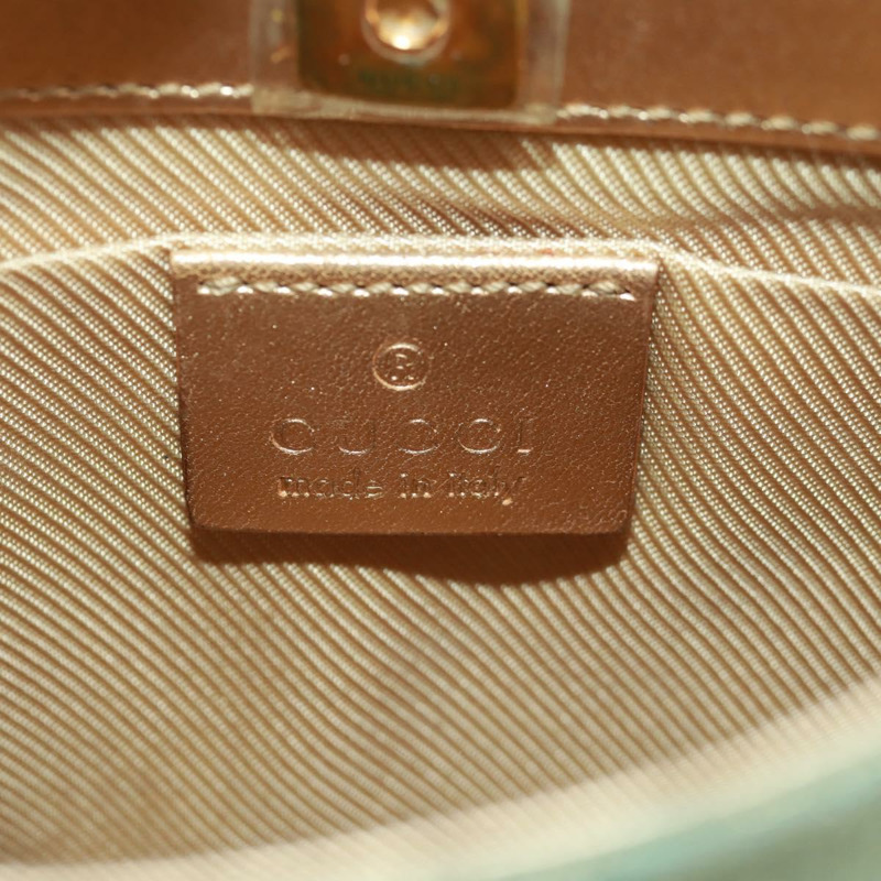 【日本直送】GUCCI GG帆布鏈條單肩包 淺藍色 金色 正品 163592V-14