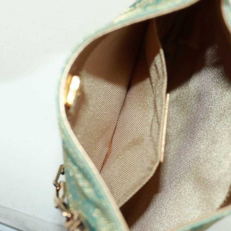 【日本直送】GUCCI GG帆布鏈條單肩包 淺藍色 金色 正品 163592V-18