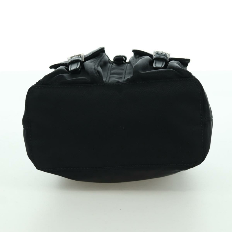 【日本直送】PRADA 尼龍黑色銀色鏈條單肩包 Auth 171449M-4