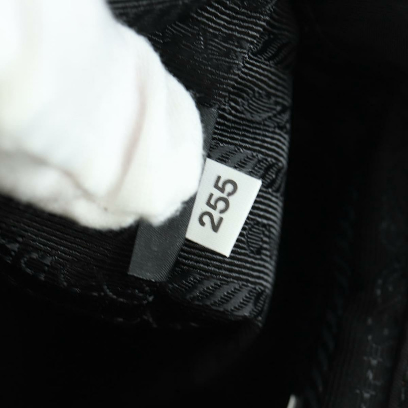 【日本直送】PRADA 尼龍黑色銀色鏈條單肩包 Auth 171449M-11