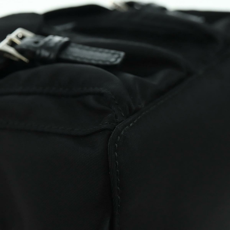 【日本直送】PRADA 尼龍黑色銀色鏈條單肩包 Auth 171449M-14