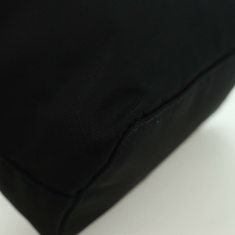 【日本直送】PRADA 尼龍黑色銀色鏈條單肩包 Auth 171449M-16