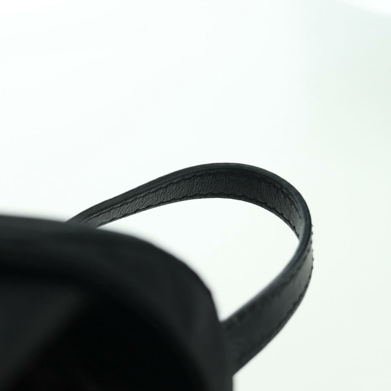 【日本直送】PRADA 尼龍黑色銀色鏈條單肩包 Auth 171449M-18