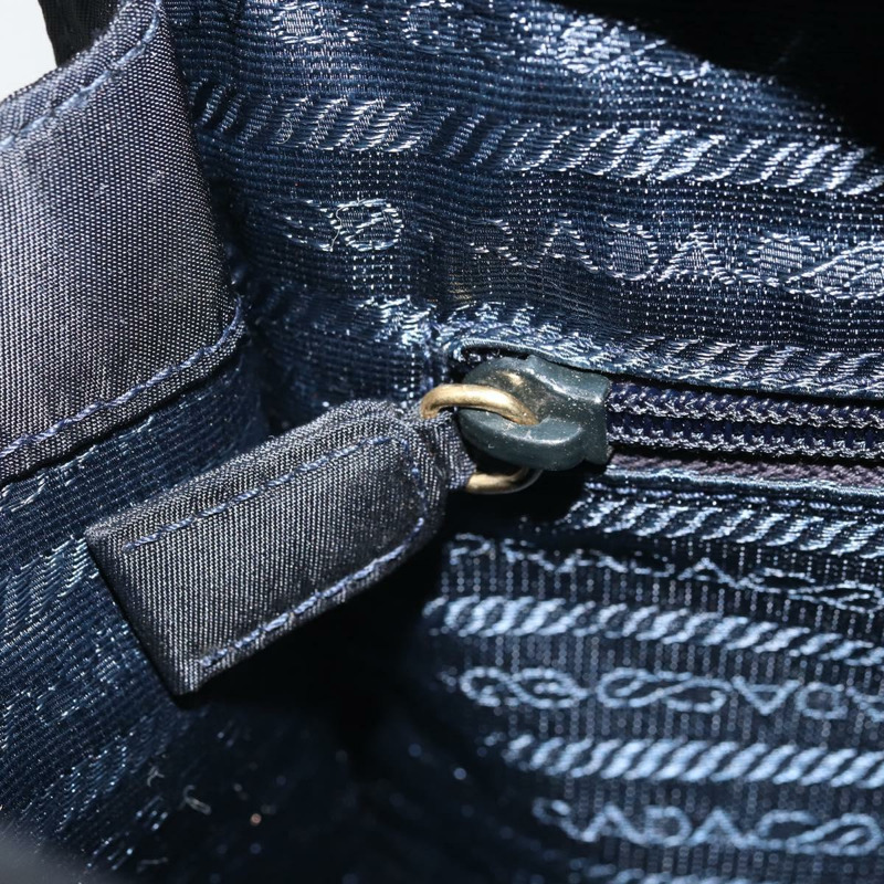 【日本直送】PRADA 金屬手柄手提包 尼龍 黑色 金色 正品 LNZ454V-22