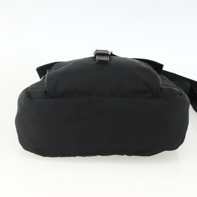 【日本直送】PRADA 單肩包 尼龍 黑色 銀色 正品 ep13658V-4