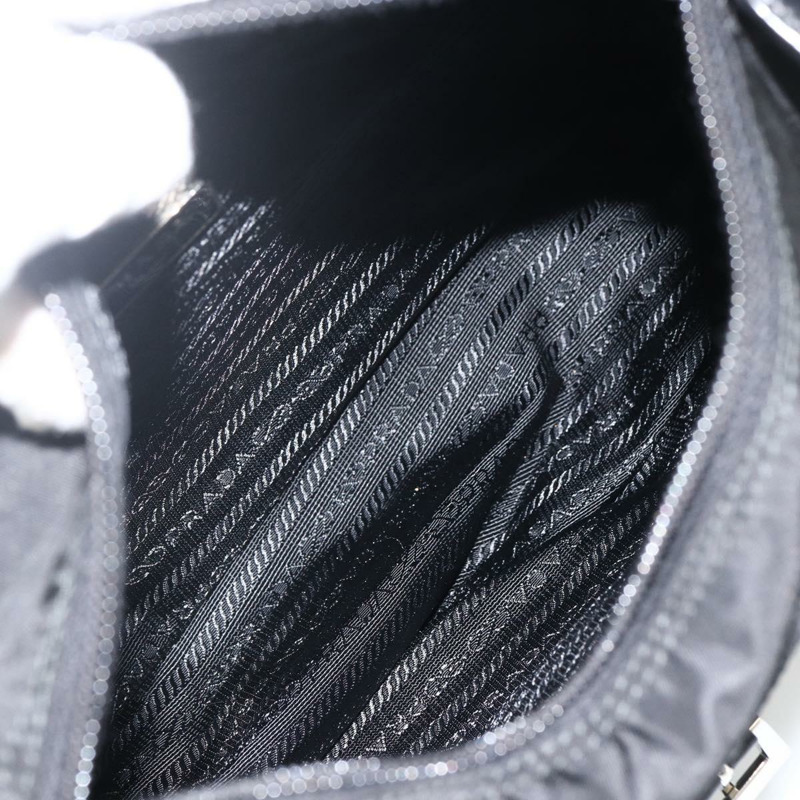 【日本直送】PRADA 單肩包 尼龍 黑色 銀色 正品 ep13658V-9