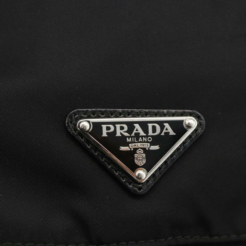 【日本直送】PRADA 單肩包 尼龍 黑色 銀色 正品 ep13658V-19