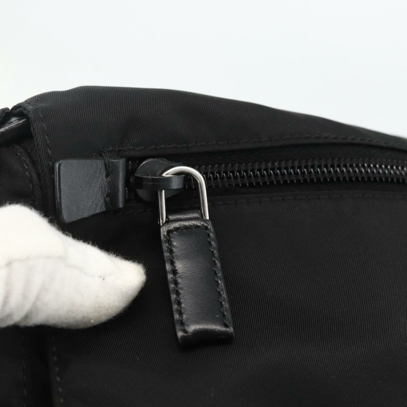 【日本直送】PRADA 單肩包 尼龍 黑色 銀色 正品 ep13658V-20