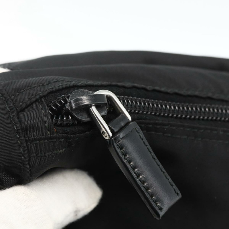 【日本直送】PRADA 單肩包 尼龍 黑色 銀色 正品 ep13658V-21