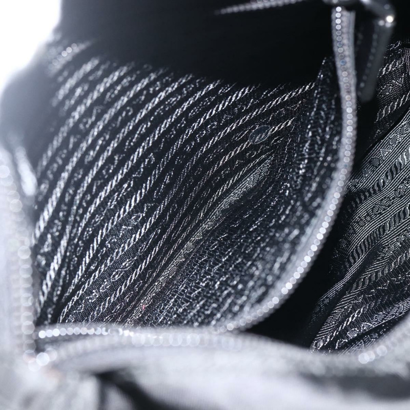 【日本直送】PRADA 單肩包 尼龍 黑色 銀色 正品 ep13658V-26