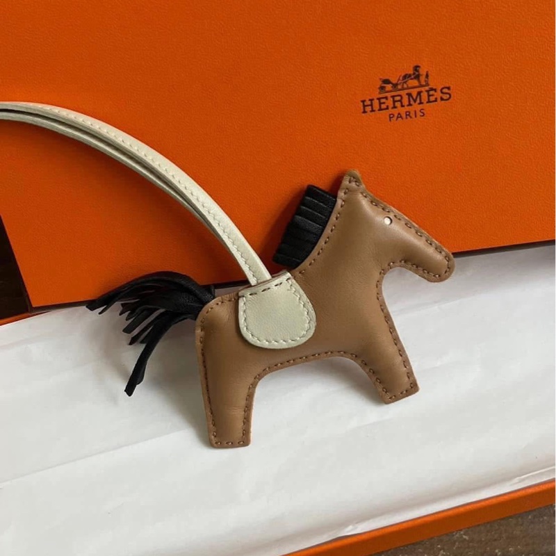 愛馬仕小馬Rodeo金棕拼奶昔白-0