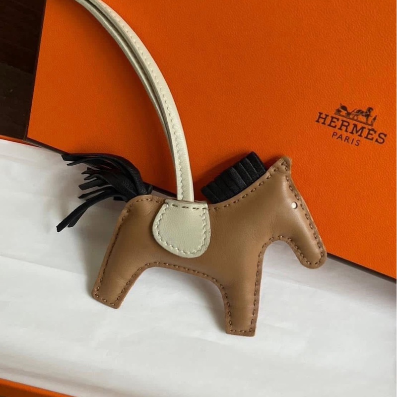 愛馬仕小馬Rodeo金棕拼奶昔白-3