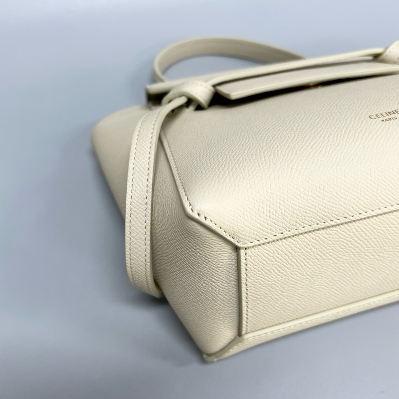 🌷春夏配色！Celine Belt Bag 鯰魚包 Nano尺寸 米黃色-4