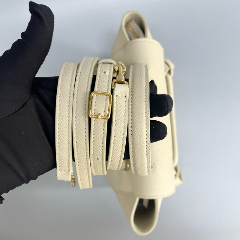 🌷春夏配色！Celine Belt Bag 鯰魚包 Nano尺寸 米黃色-7