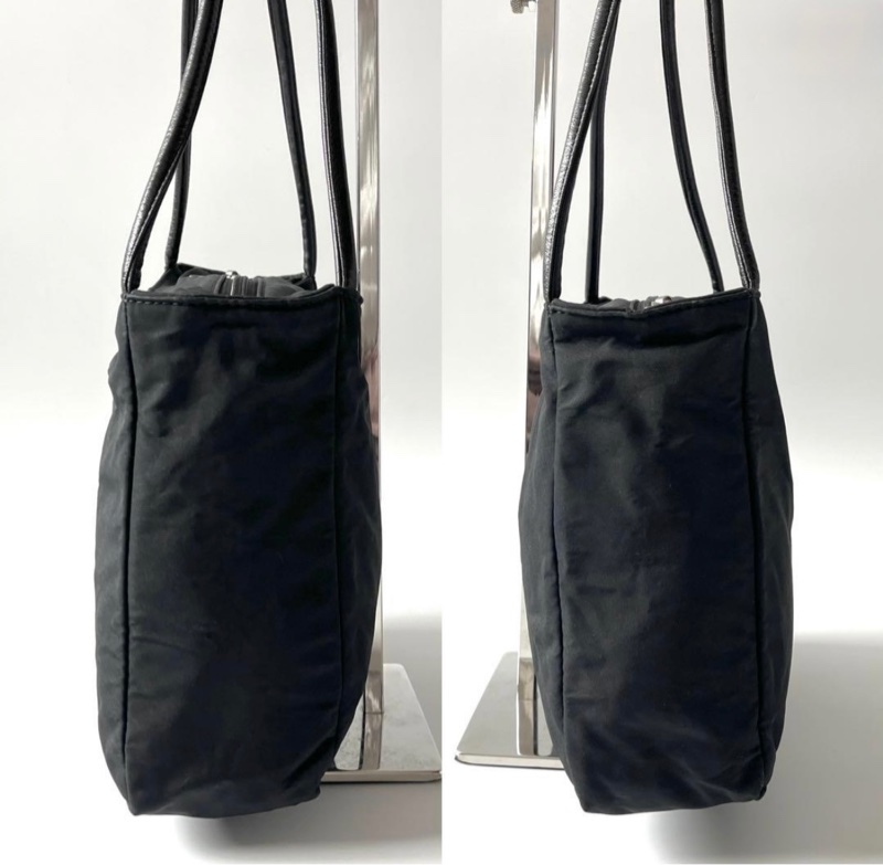 正品 BV 尼龍手提包/腋下包|附原廠鏡子、保卡|Vintage 經典三角標-3