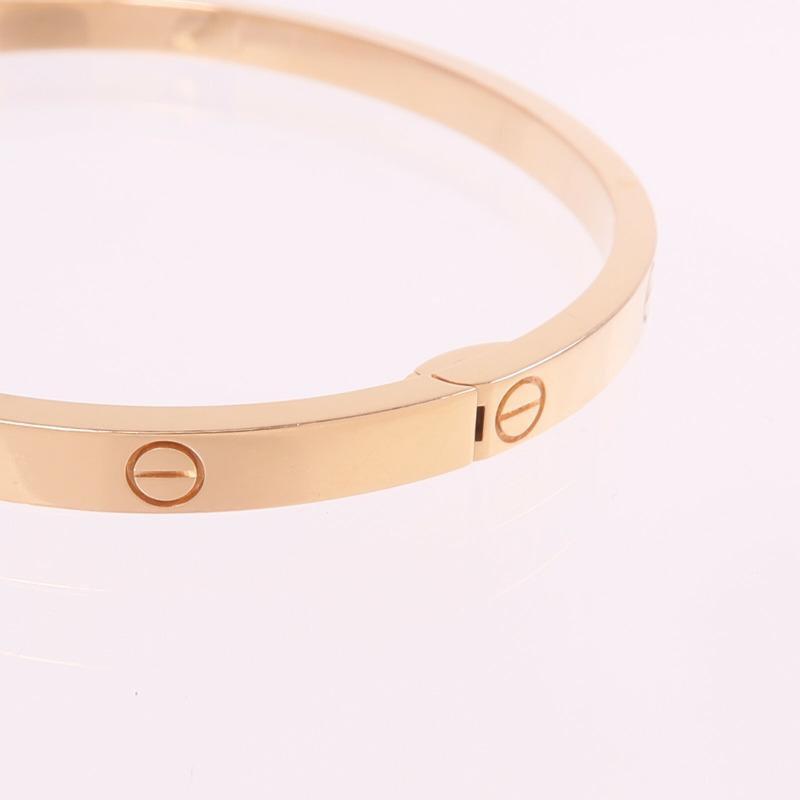 CARTIER 18K玫瑰金Love Bracelet Small Model手鐲CARTIER#16-6