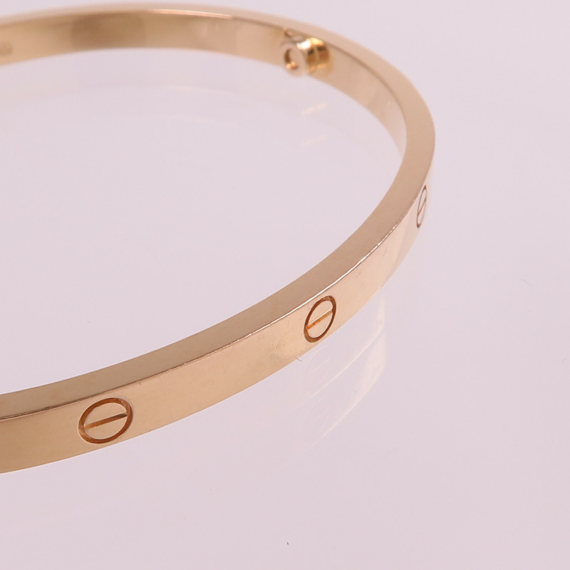 CARTIER 18K玫瑰金Love Bracelet Small Model手鐲CARTIER#16-7
