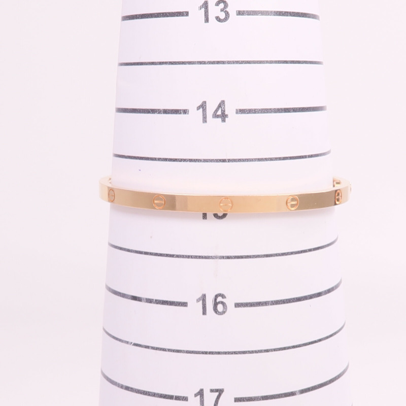 CARTIER 18K玫瑰金Love Bracelet Small Model手鐲CARTIER#16-9