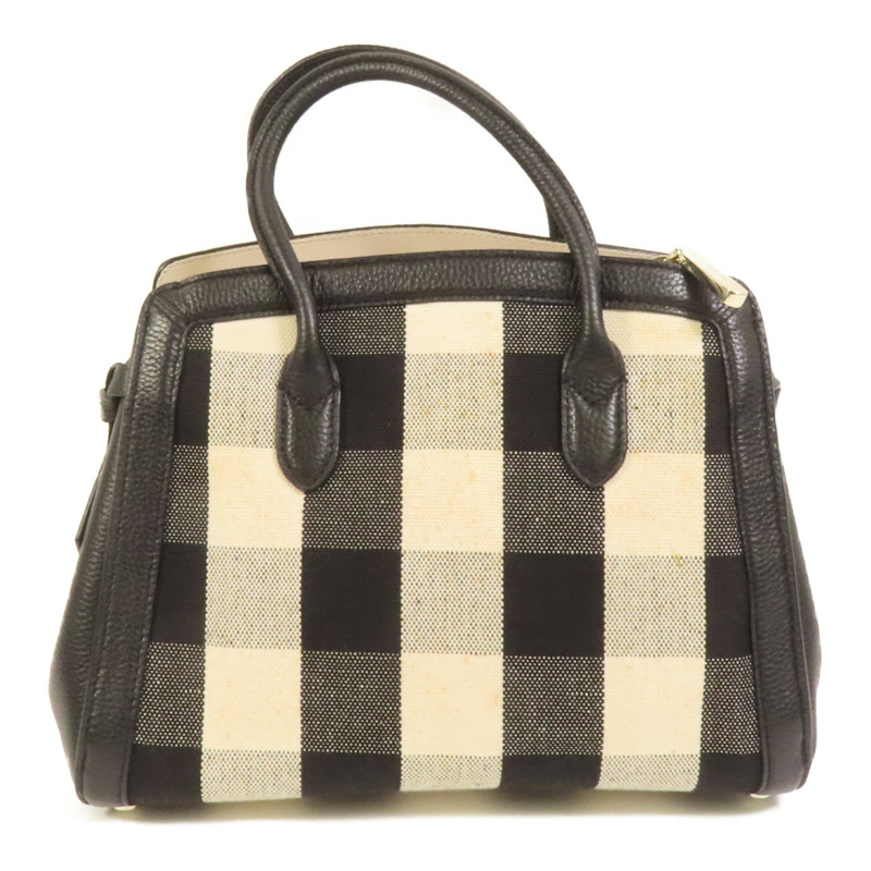 Kate Spade 帆布/牛皮皮革2 Way Shoulder金扣手挽肩背兩用袋-1
