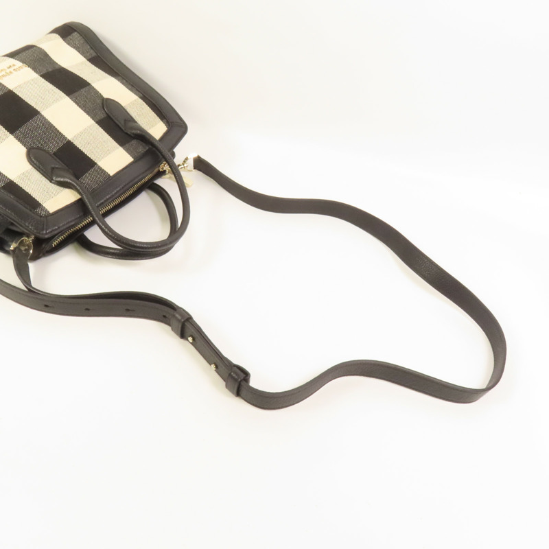 Kate Spade 帆布/牛皮皮革2 Way Shoulder金扣手挽肩背兩用袋-4