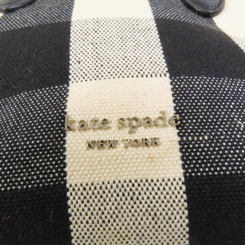 Kate Spade 帆布/牛皮皮革2 Way Shoulder金扣手挽肩背兩用袋-7