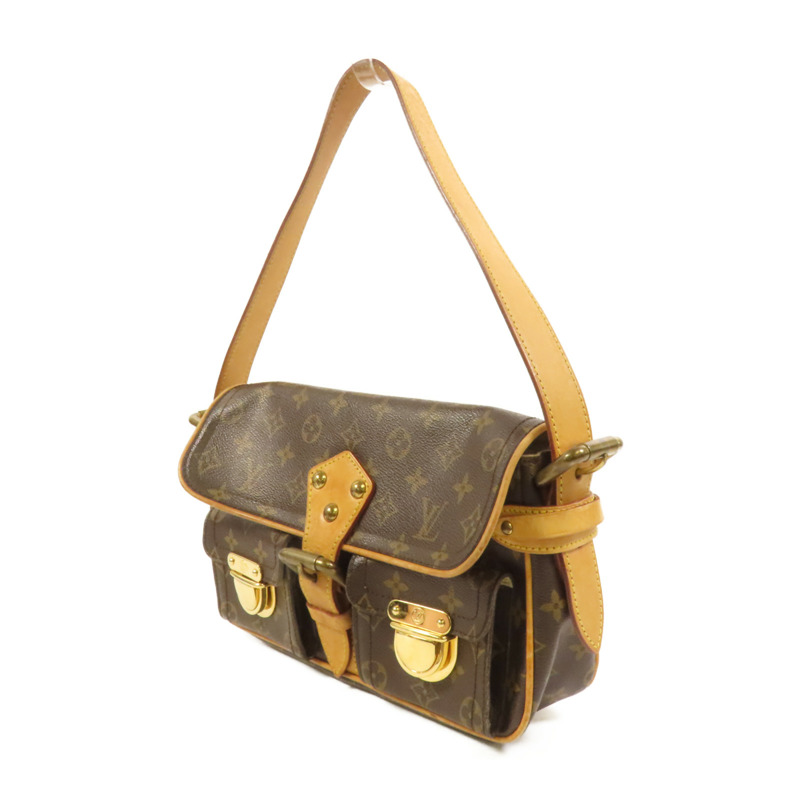 LOUIS VUITTON Monogram Hudson PM金扣肩背袋-2
