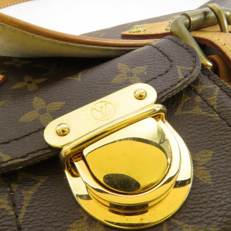 LOUIS VUITTON Monogram Hudson PM金扣肩背袋-7