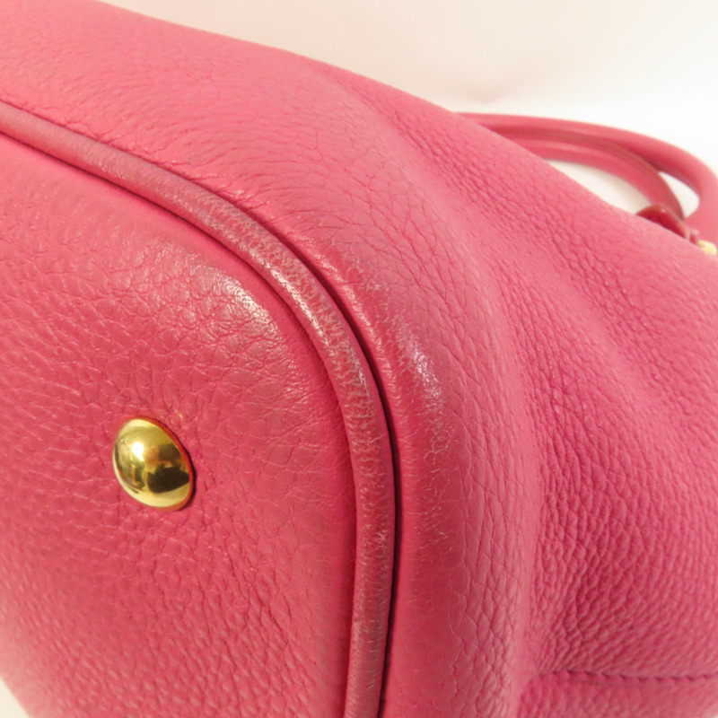 Miu Miu 牛皮皮革2 Way Shoulder金扣手挽肩背兩用袋-14