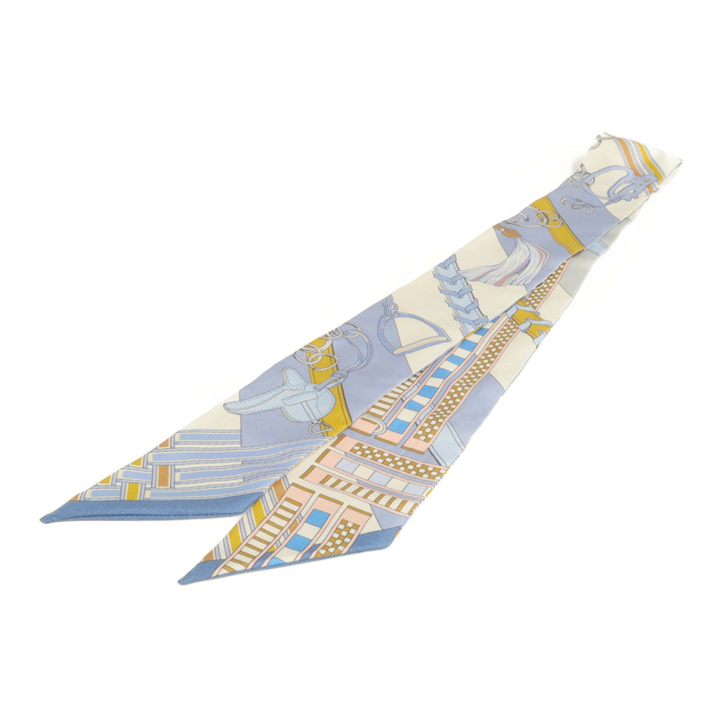 HERMES 絲質Twilly絲巾-1