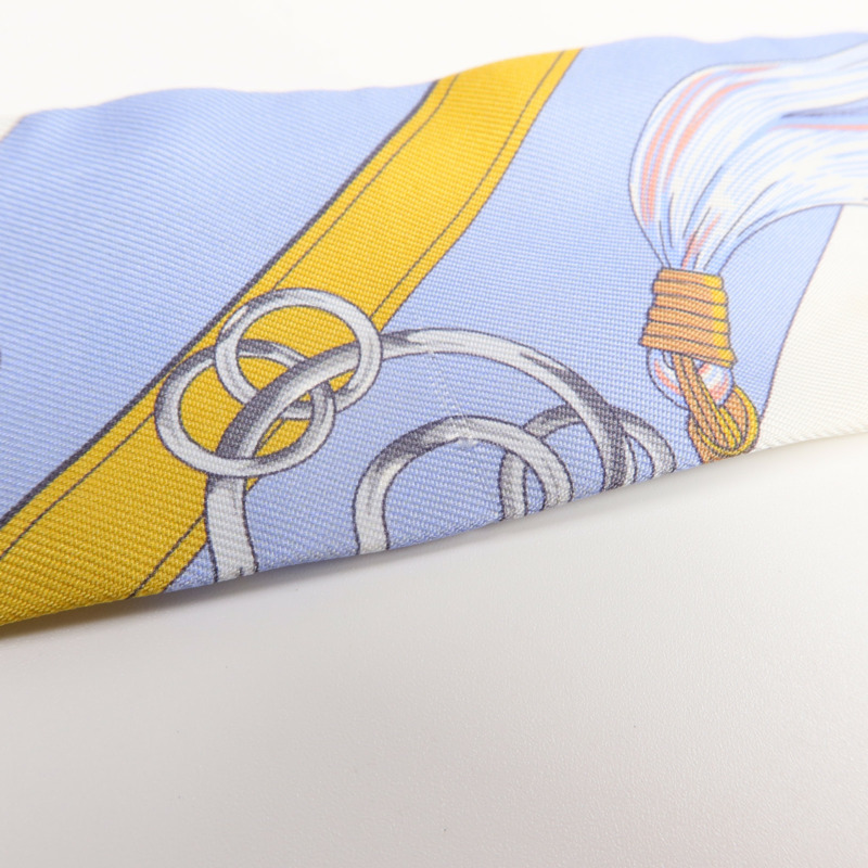 HERMES 絲質Twilly絲巾-9
