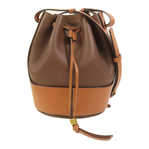 LOEWE 牛皮皮革Balloon Bag金扣肩背袋