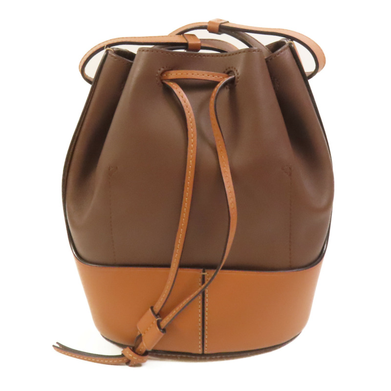 LOEWE 牛皮皮革Balloon Bag金扣肩背袋-1