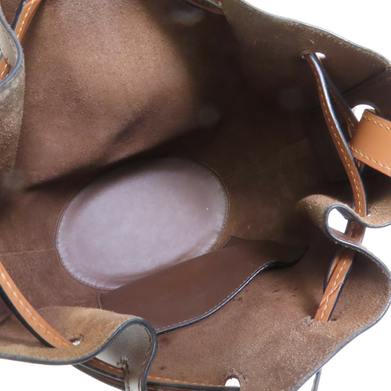 LOEWE 牛皮皮革Balloon Bag金扣肩背袋-5