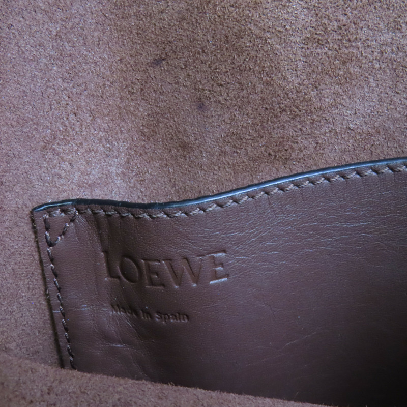 LOEWE 牛皮皮革Balloon Bag金扣肩背袋-8