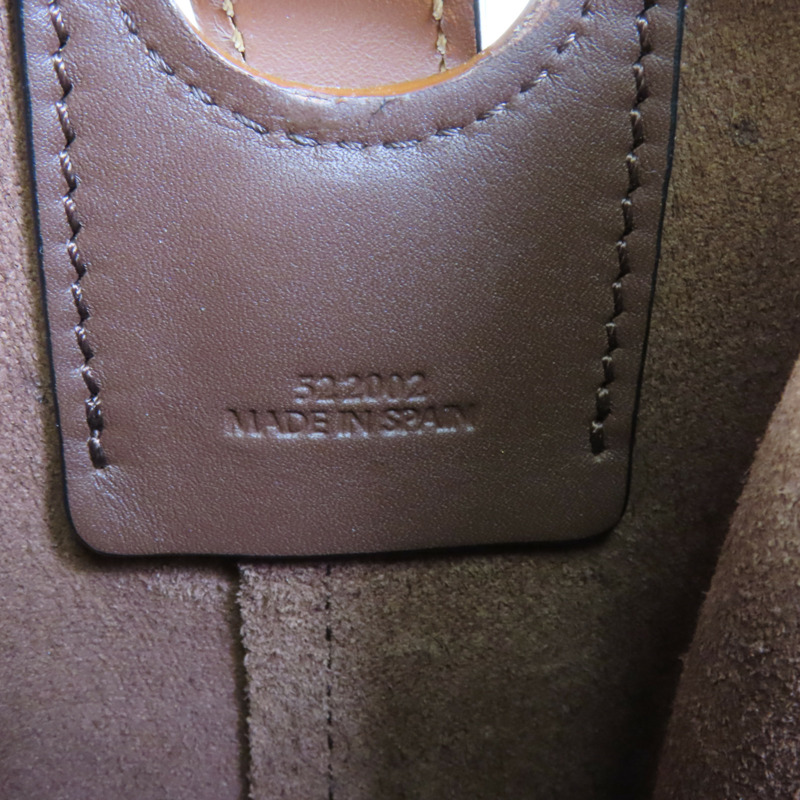 LOEWE 牛皮皮革Balloon Bag金扣肩背袋-9