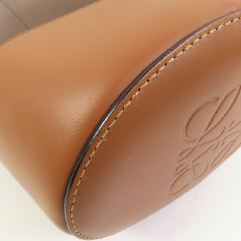 LOEWE 牛皮皮革Balloon Bag金扣肩背袋-12